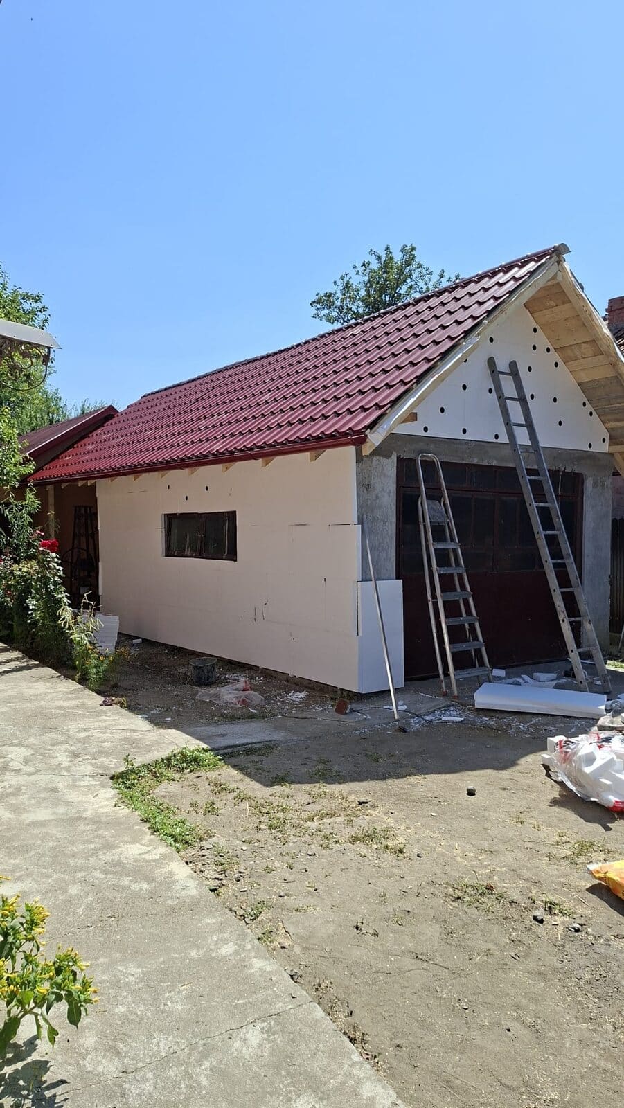 Anexa si garaj dupa lucrare